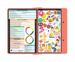 WhiteCoat Clipboard® - Coral Child Life Specialist Edition